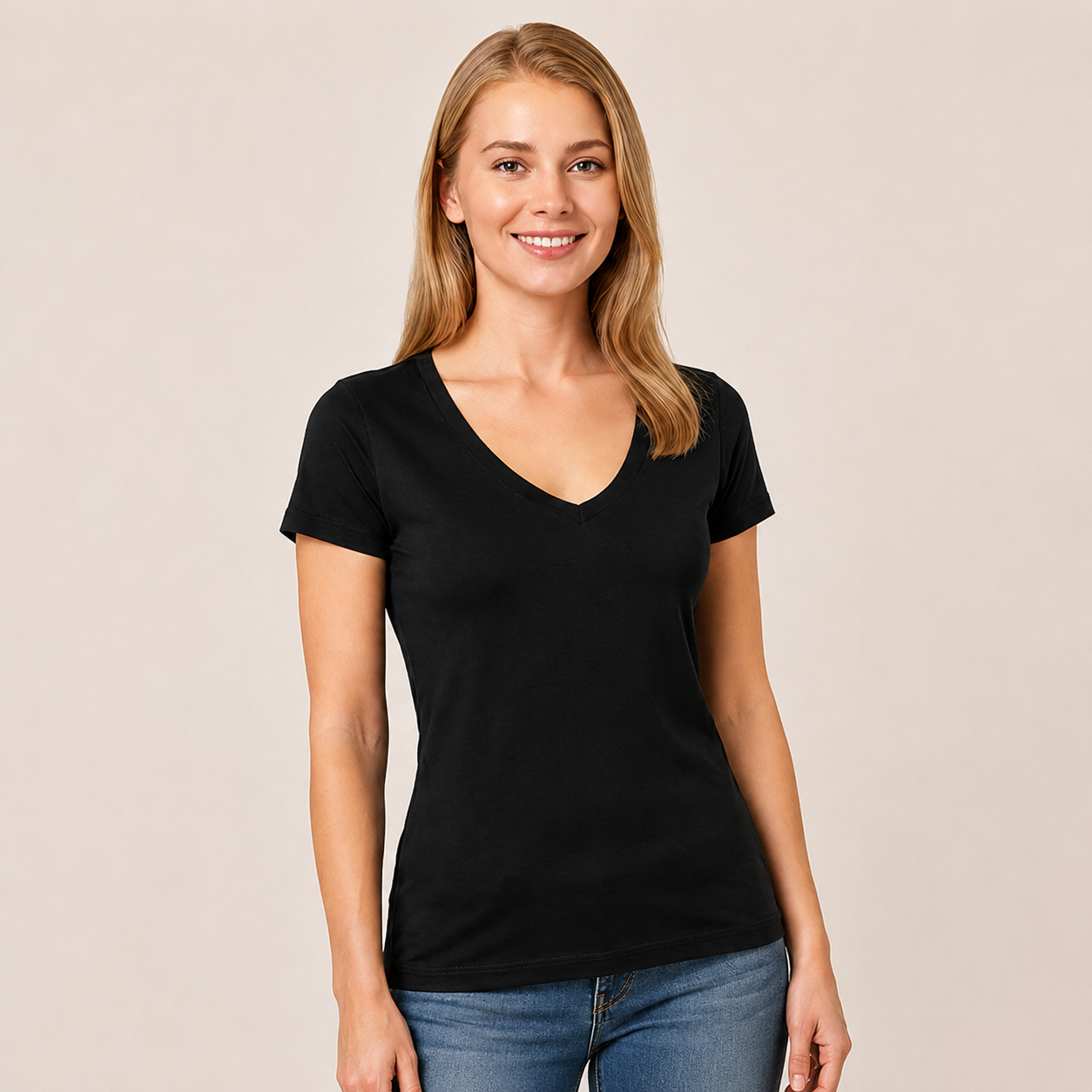 JOY Junior V-Neck Tee