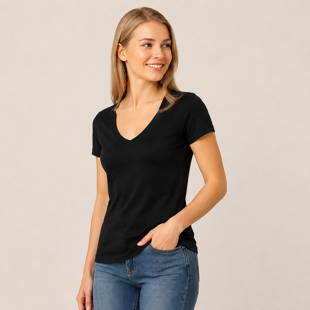 JOY Junior V-Neck Tee