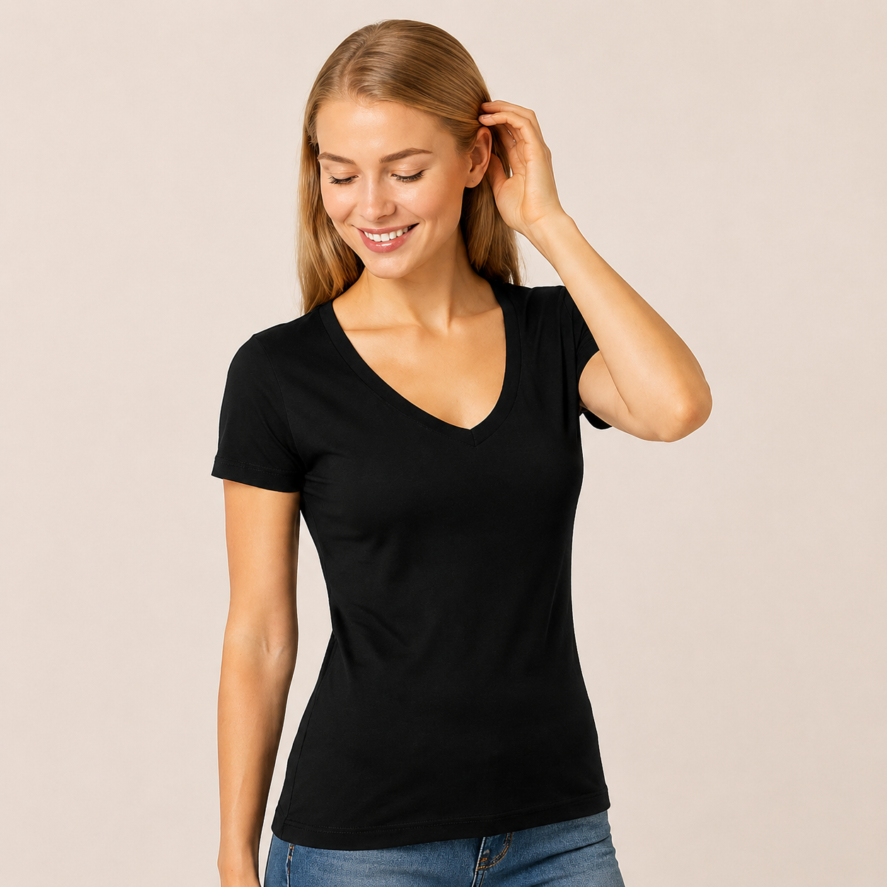 JOY Junior V-Neck Tee
