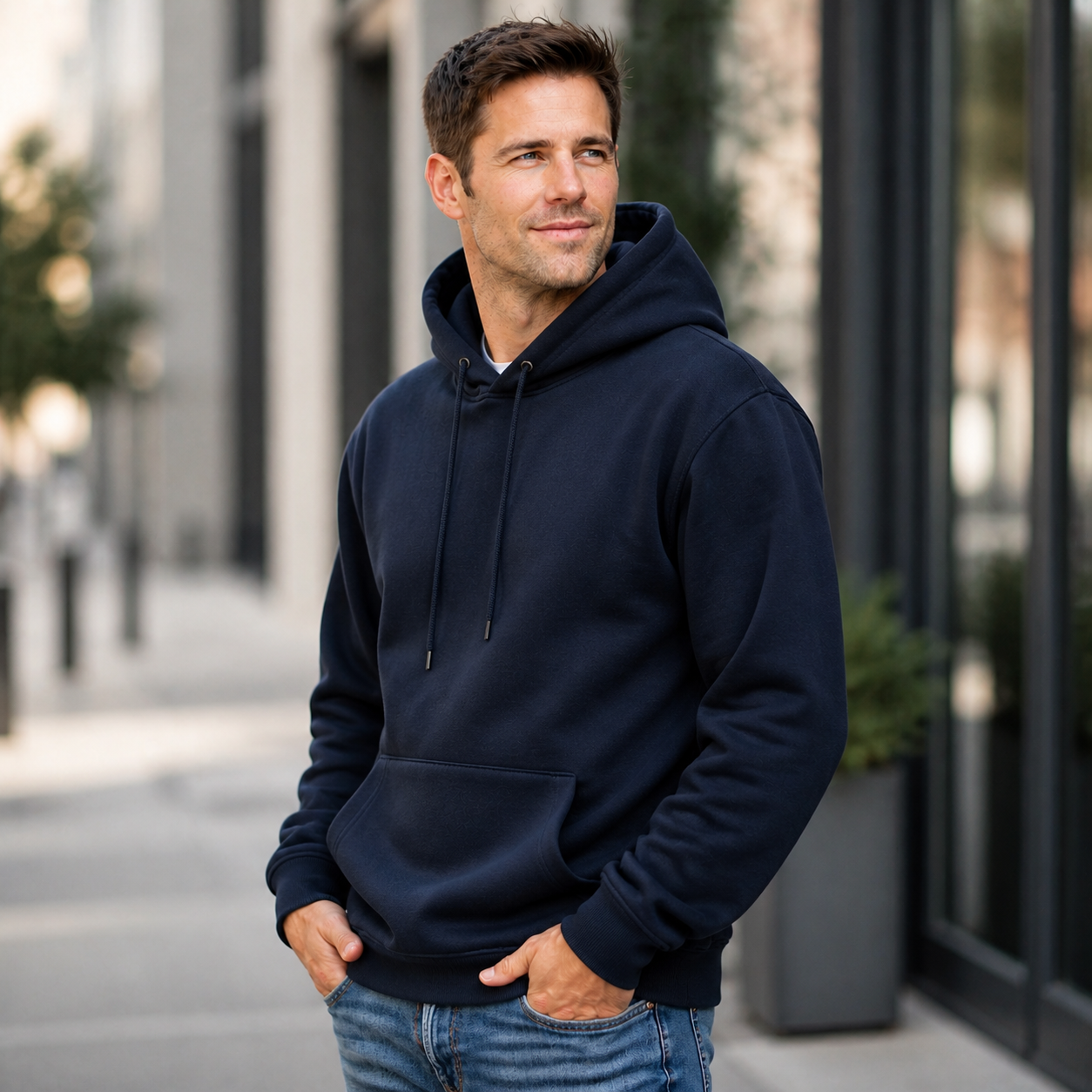 JOY Legacy Heavyweight Hoodie in Midnight Navy