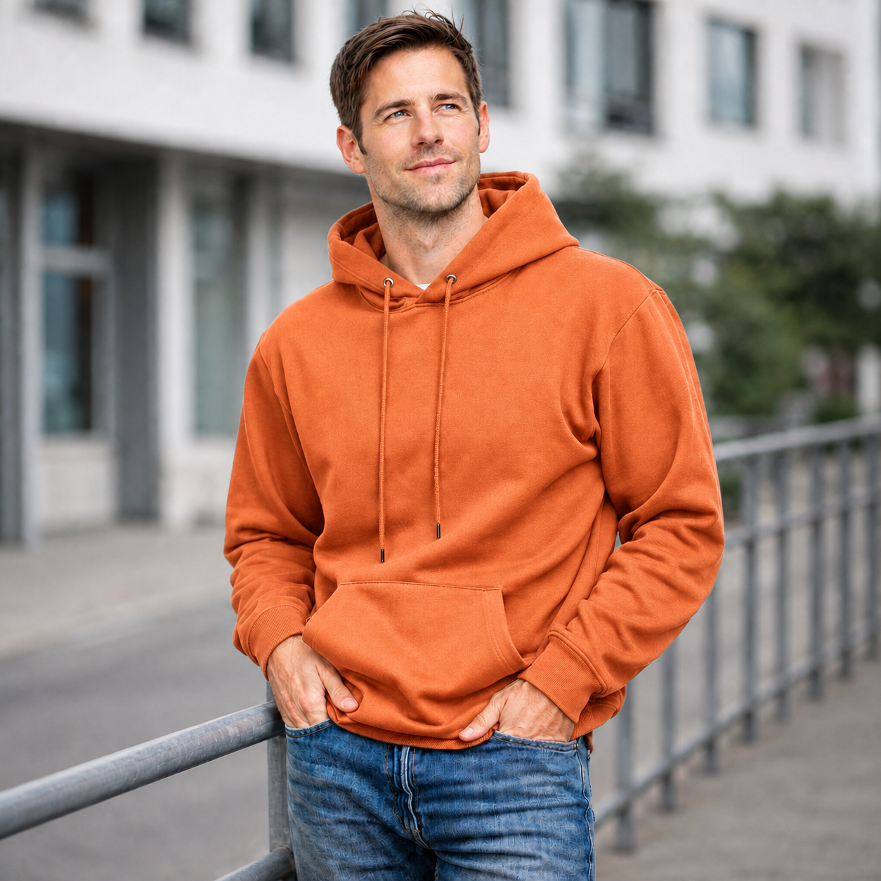 JOY Legacy Heavyweight Hoodie in Sunset Orange