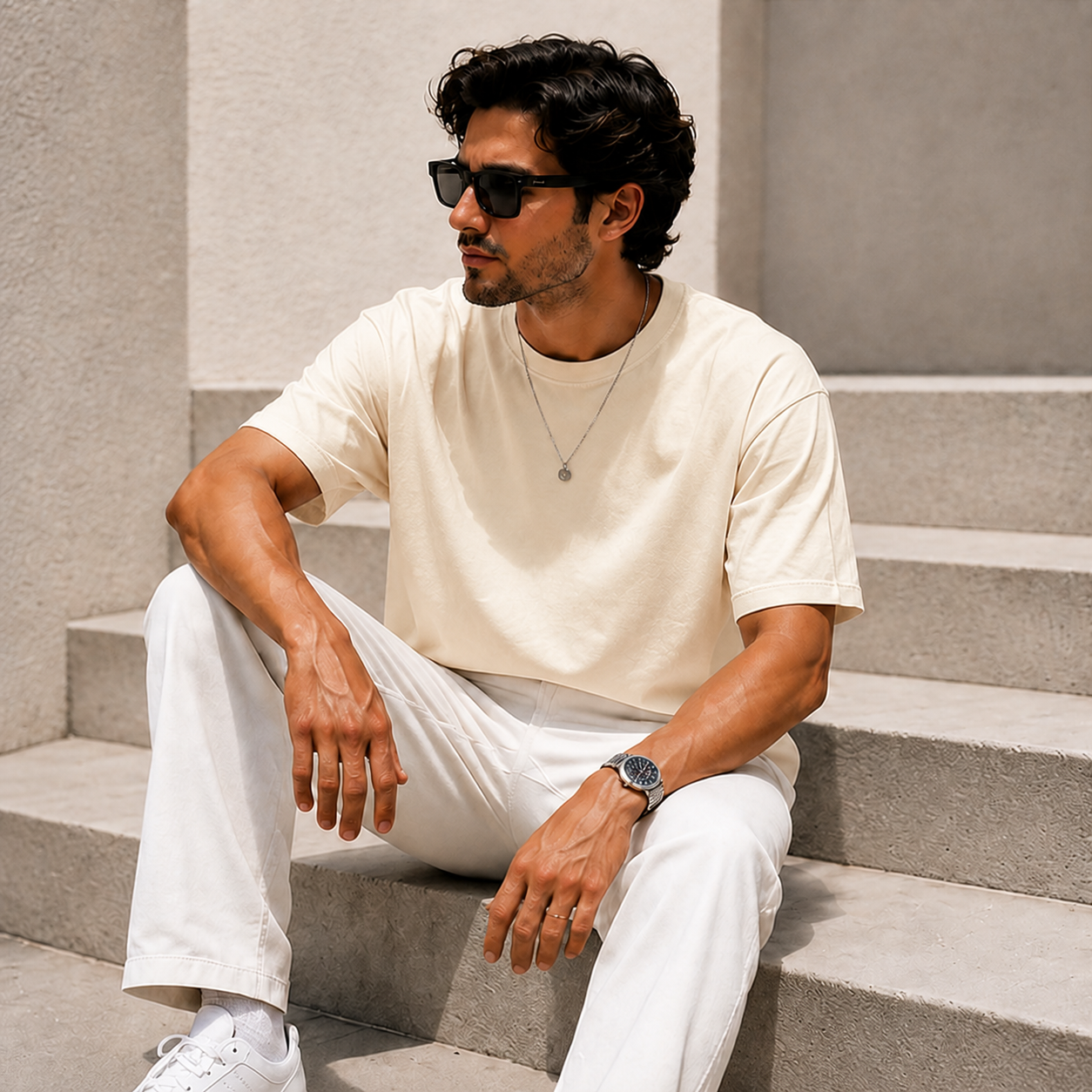 JOY Ultimate Tee in Vintage Cream